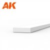 AK Interactive AK6516 STRIPS 0.75 X 3.00 X 350MM – STYRENE STRIP – (10 UNITS)